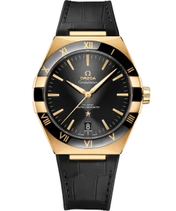 Omega Constellation Gents' Selection 41mm Black Dial 18k Yellow Gold Strap 131.63.41.21.01.001