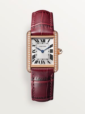 Cartier TANK LOUIS  Rose Gold Diamond 22mm