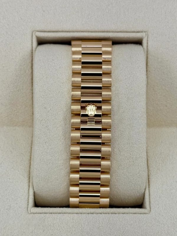 Rolex  Yellow Gold President Day Date 40mm Green Roman Ombre Dial - 228238