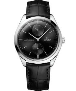 Omega De Ville Trésor 40mm Black Dial Stainless Steel Strap 435.13.40.22.01.001