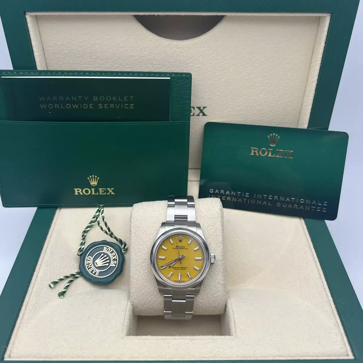 Rolex Oyster Perpetual 31mm 277200 Yellow Index - Image 8