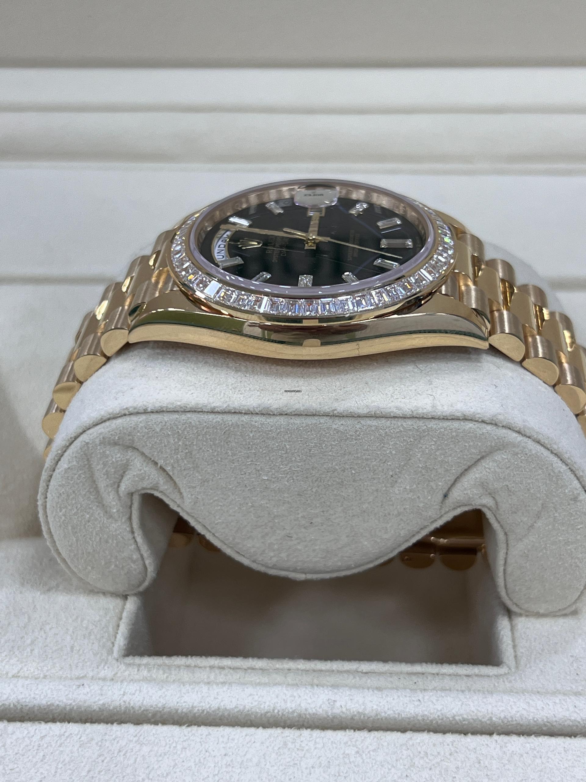Rolex Day-Date 40mm 228398TBR-0038 Onyx Dial President Watch - Image 4