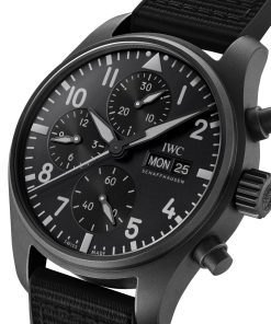 Alternative view of IWC Pilot's Watch Top Gun Ceratanium 41mm IW388106