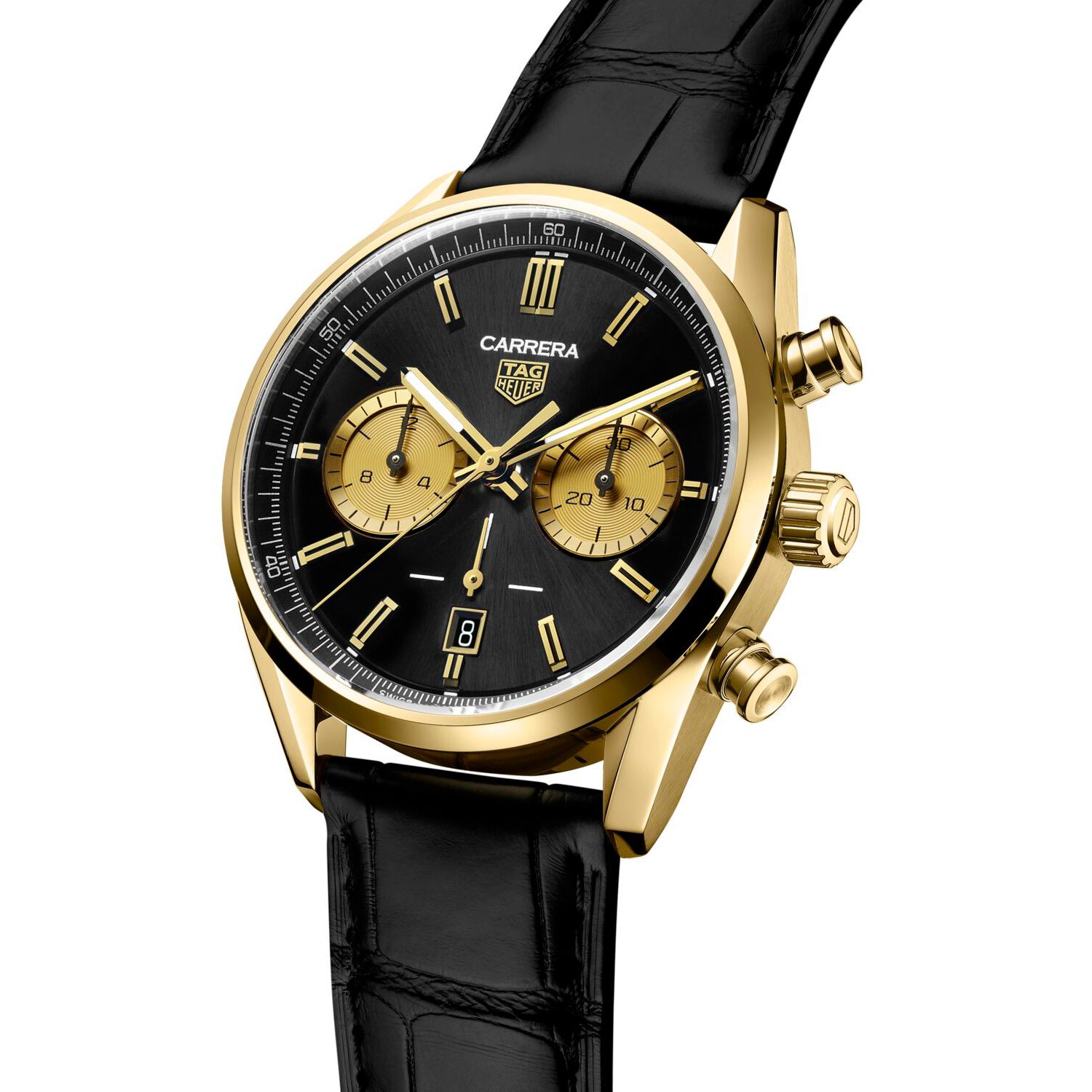 TAG Heuer Carrera Chronograph Automatic, 42 mm, Gold 3N CBN2044.FC8313 - Image 2