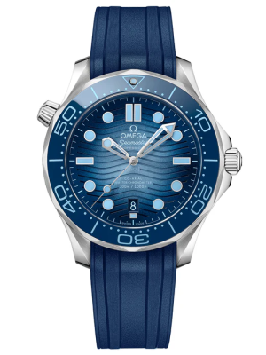 Omega Seamaster Diver 300M Chronometer 42mm Summer Blue Watch 210.32.42.20.03.002