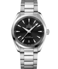 Omega Seamaster Aqua Terra 38 mm   Black Dial Stainless Steel Bracelet 220.10.38.20.01.001
