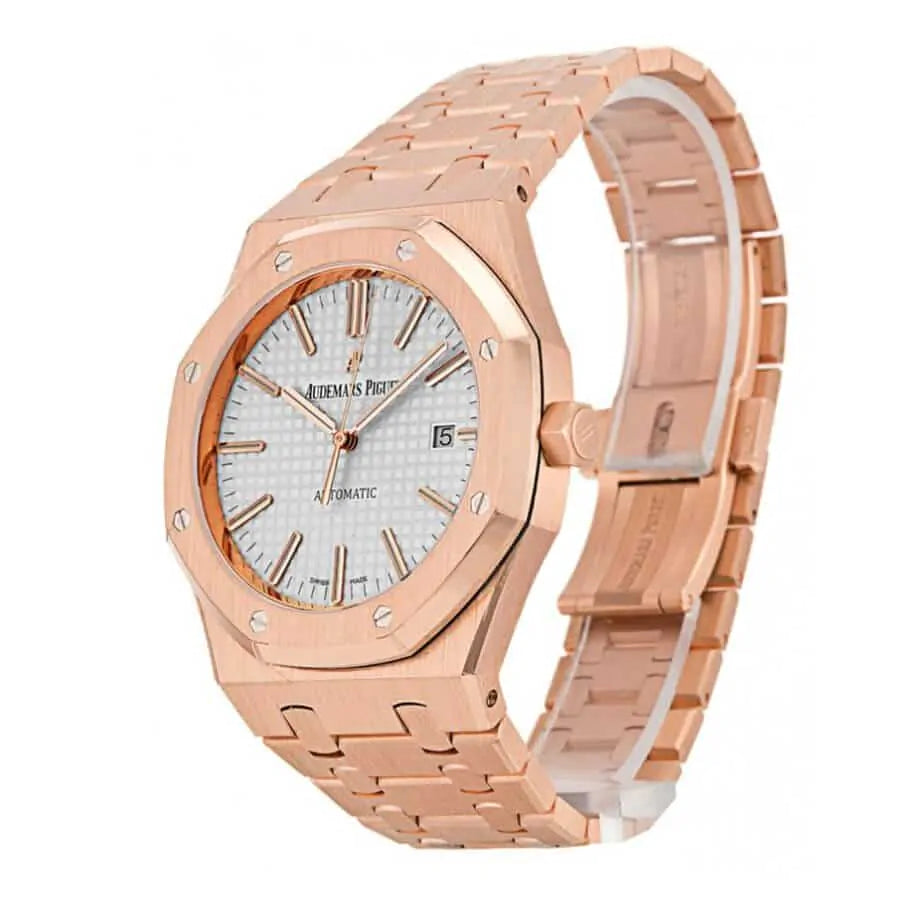 Audemars Piguet Royal Oak 41MM Rose Gold 3120 Wrist Watch - Image 2