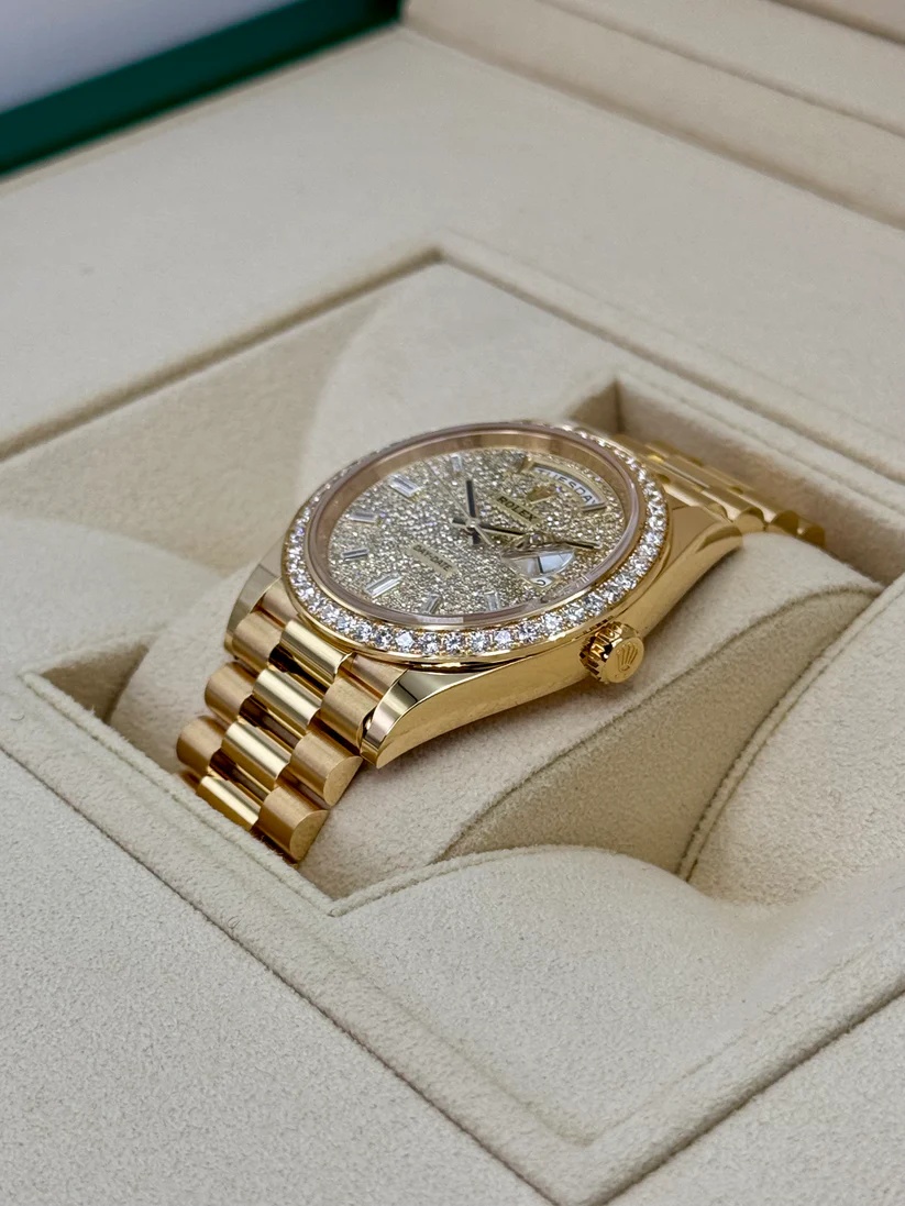 Rolex Day-Date 40mm Diamond Dial Watch 228348RBR-0037 - Image 4