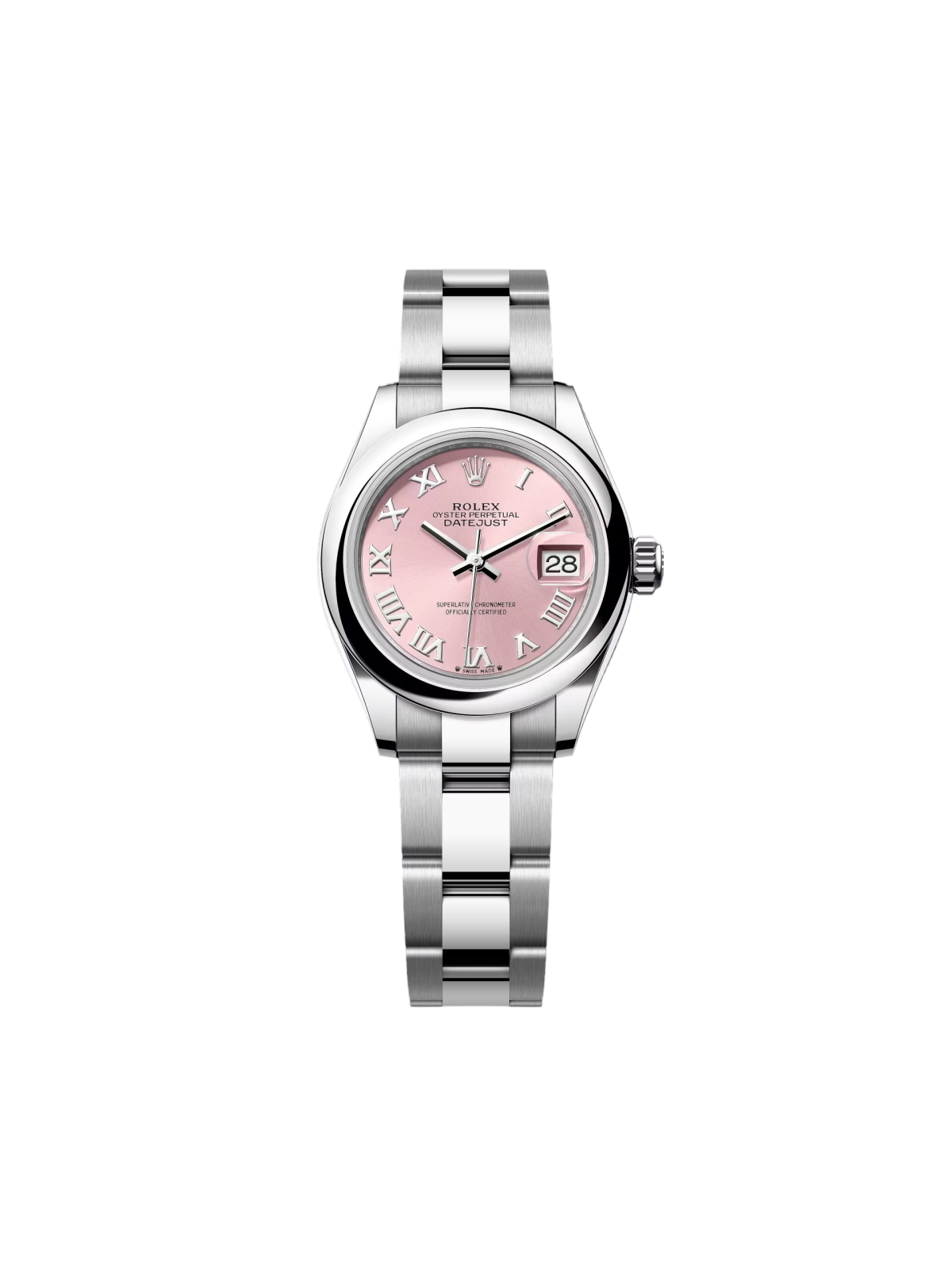 Rolex Lady-Datejust 279160 Oyster Perpetual 28mm Pink Dial Oyster Bracelet - Image 2
