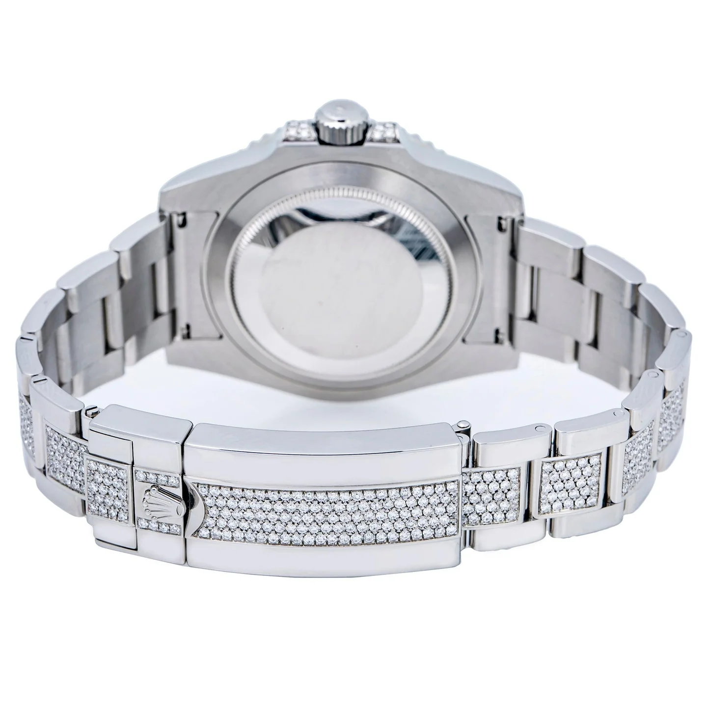 Rolex Submariner Date 116610 40MM Silver Diamond Dial With Stainless Steel Bracelet - Image 5