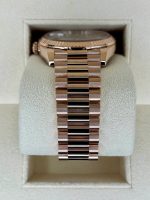 Rolex Day-Date "President" 40mm Everose Gold Mother of Pearl Diamond Baguette Dial - 228235