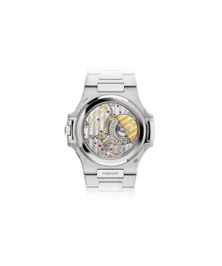 Alternative view of Patek Philippe Nautilus White Gold 5740-1G-001 with Blue Sunburst dial