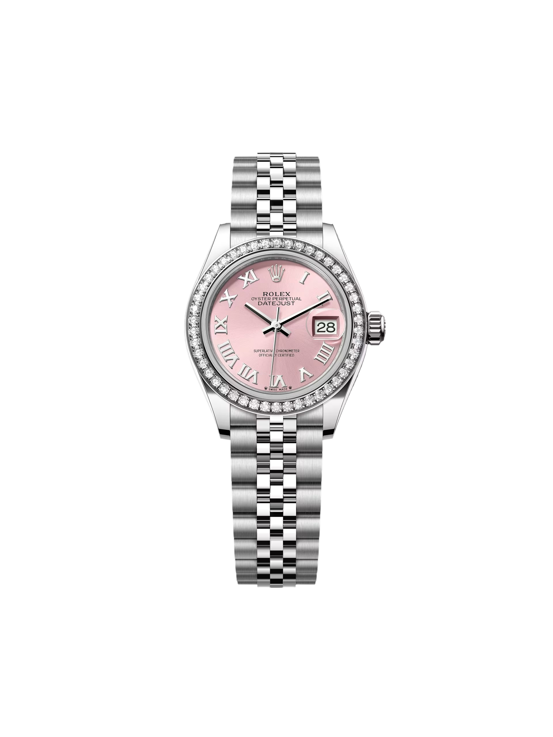 Rolex Lady-Datejust 28mm 279384RBR Pink Dial Oyster Bracelet - Image 2