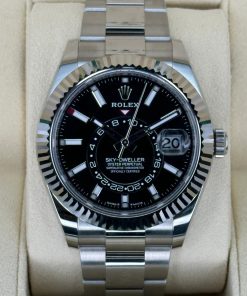 Alternative view of Rolex  Sky-Dweller 42mm 336934-0007 Stainless Steel Black Dial Oyster