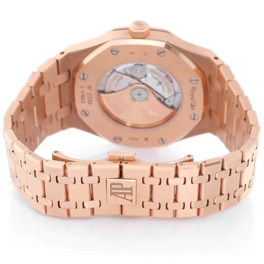 Audemars Piguet Royal Oak 41MM Rose Gold 3120 Wrist Watch - Image 3