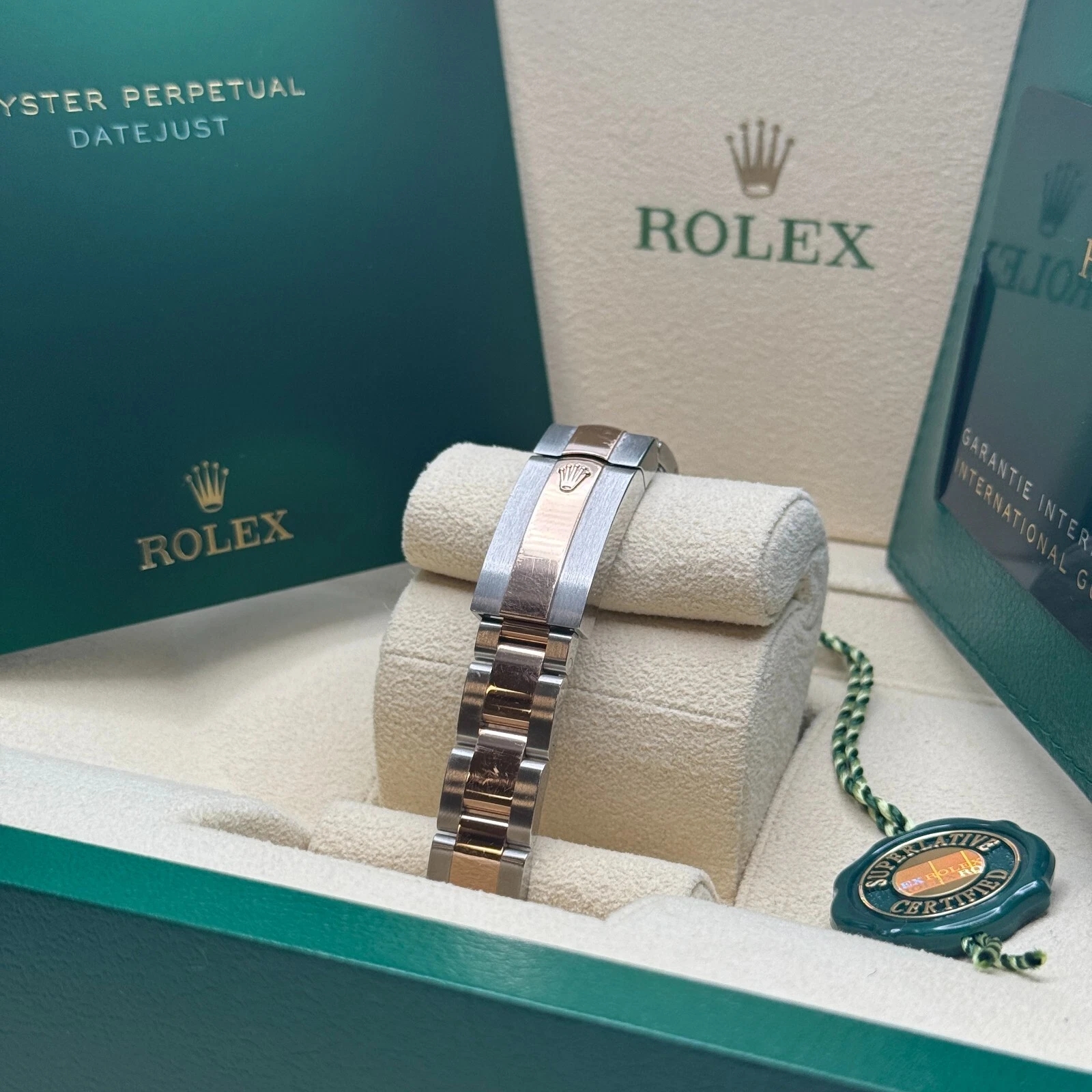 Rolex Lady-Datejust 28mm 279171 Pink Roman Oyster Stainless Steel and Rose Gold - Image 7