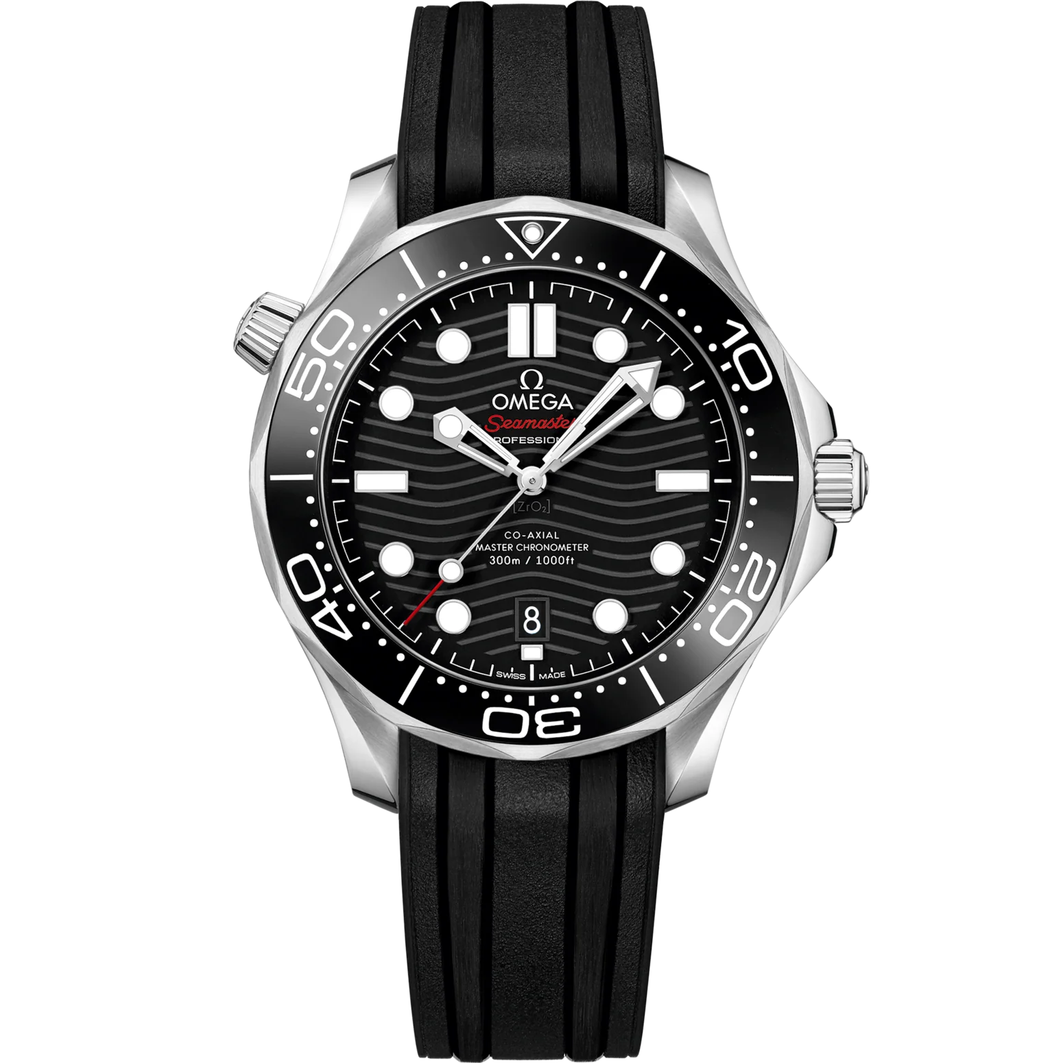 Omega Seamaster Diver 300M 42mm Black Dial Stainless Steel Strap 210.32.42.20.01.001
