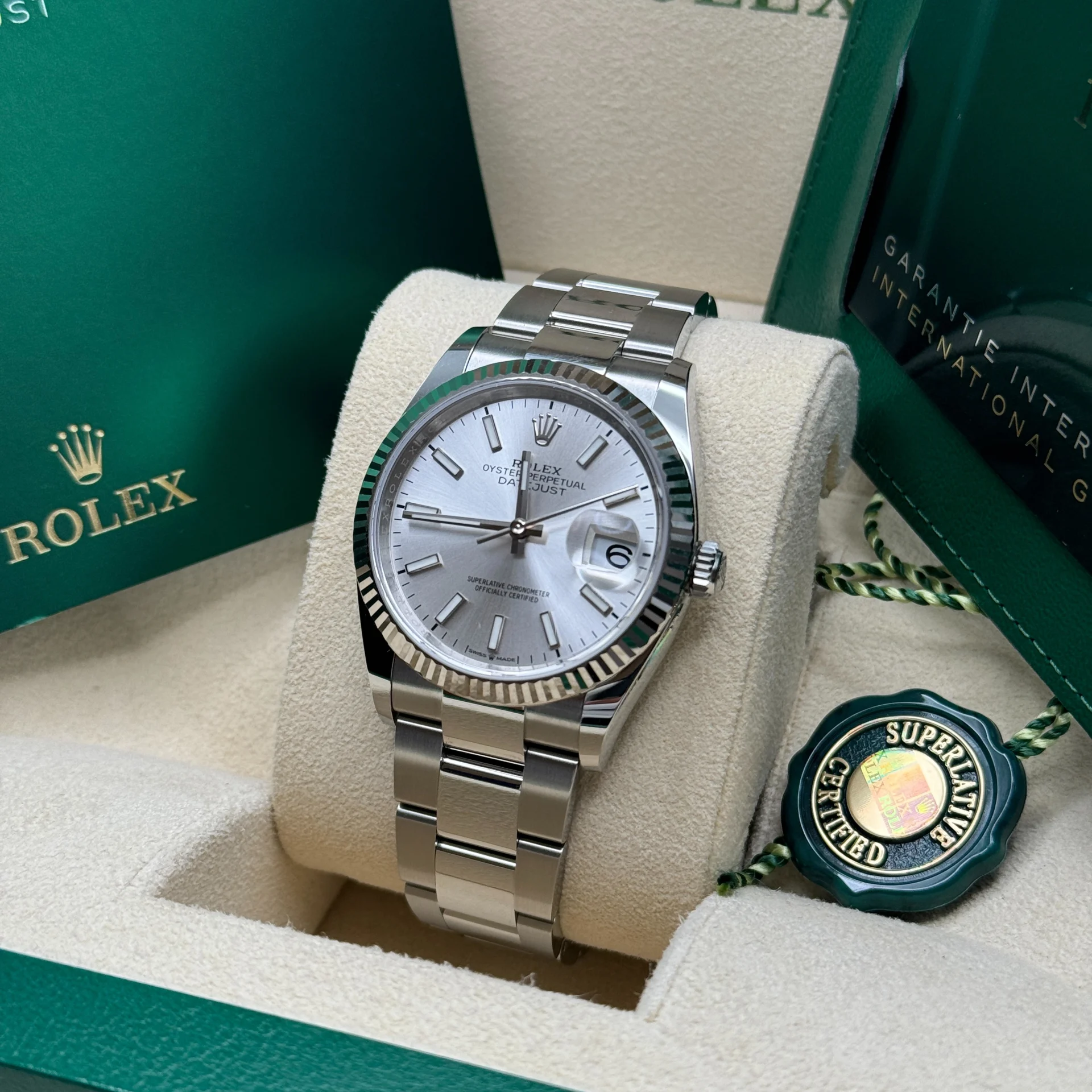Rolex Datejust 36mm 126234 Silver Index Dial Oyster Stainless Steel - Image 5