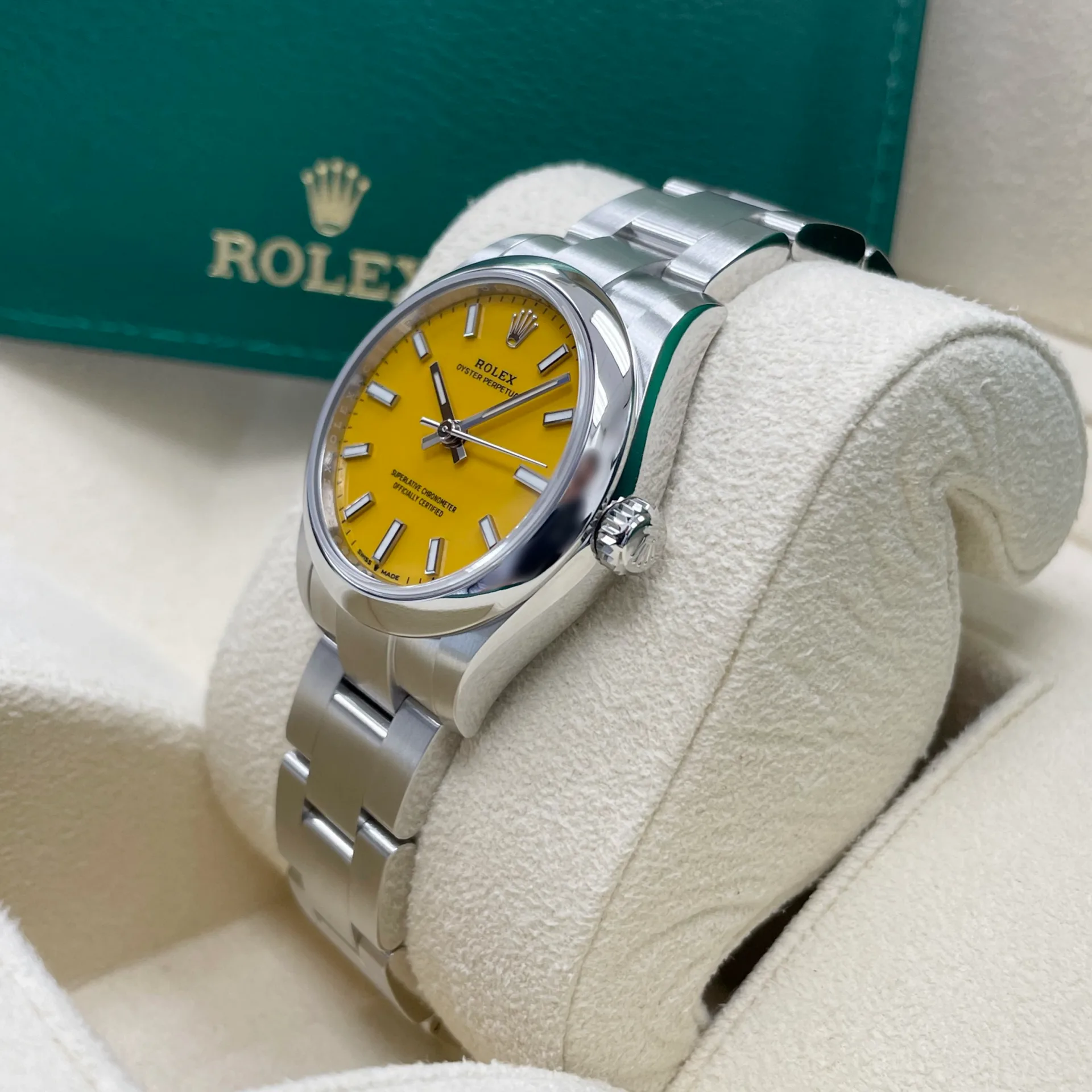 Rolex Oyster Perpetual 31mm 277200 Yellow Index - Image 5