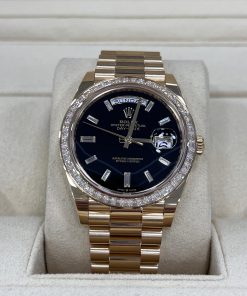 Alternative view of Rolex Day-Date 40mm 228398TBR-0038 Onyx Dial President Watch