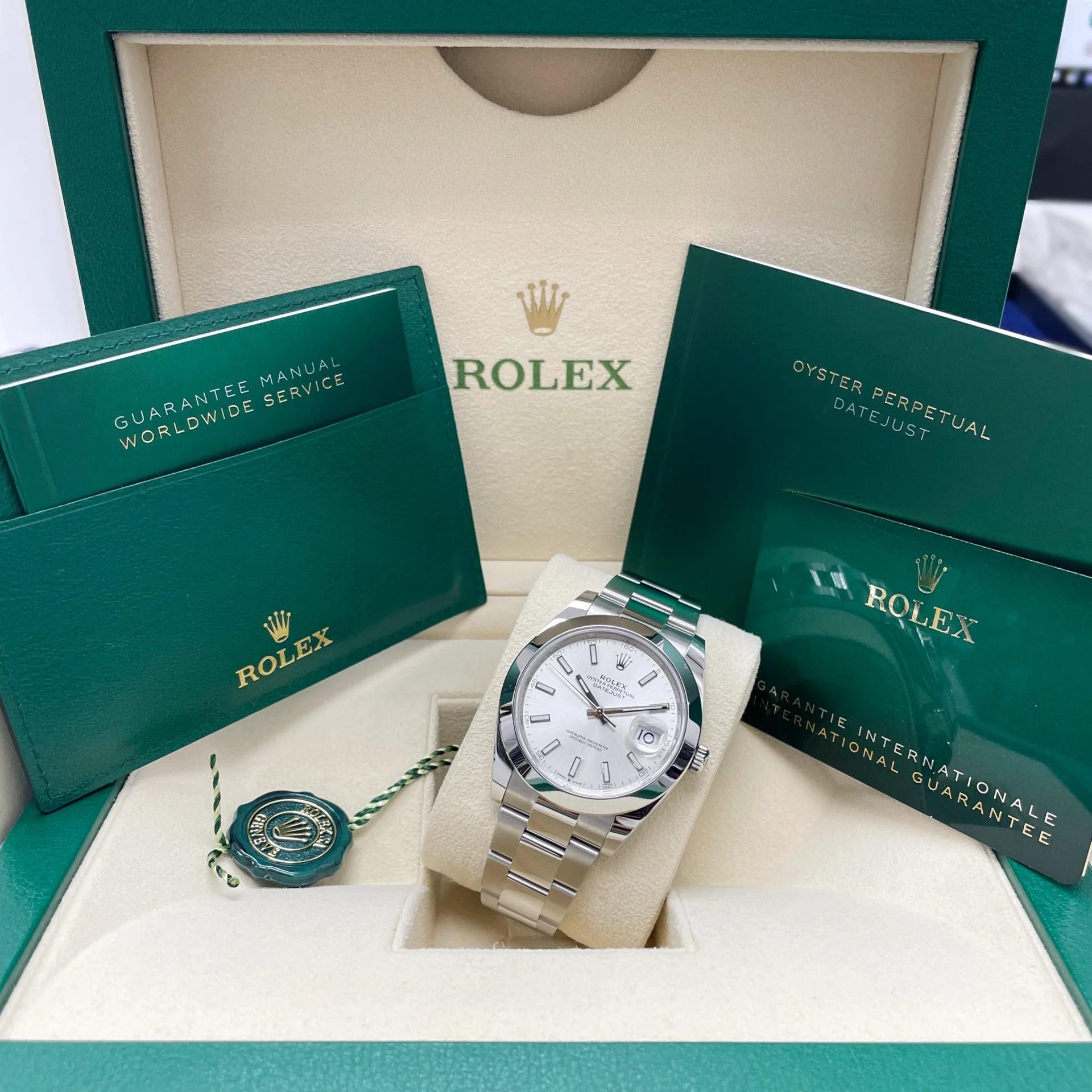 Rolex Datejust 41mm 126300 Silver Index Jubilee Stainless Steel Watch - Image 13