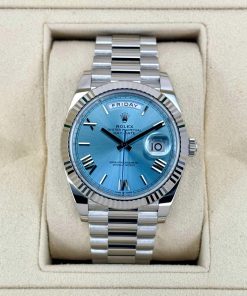 Alternative view of Rolex  Day-Date "President" 40mm Platinum Ice Blue Roman Dial - 228236