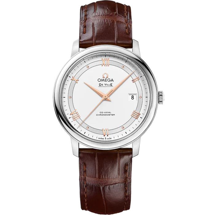 Omega De Ville Prestige 39.5mm Silver Dial Stainless Steel Strap 424.13.40.20.02.002