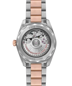 Alternative view of Omega Seamaster Aqua Terra 150M 38 mm Blue Dial Stainless Steel and  Sedna™ 18k Rose Gold Bracelet 220.20.38.20.03.001