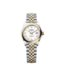 Alternative view of Rolex Lady-Datejust 28mm  279163 White Roman Dial Oyster Bracelet