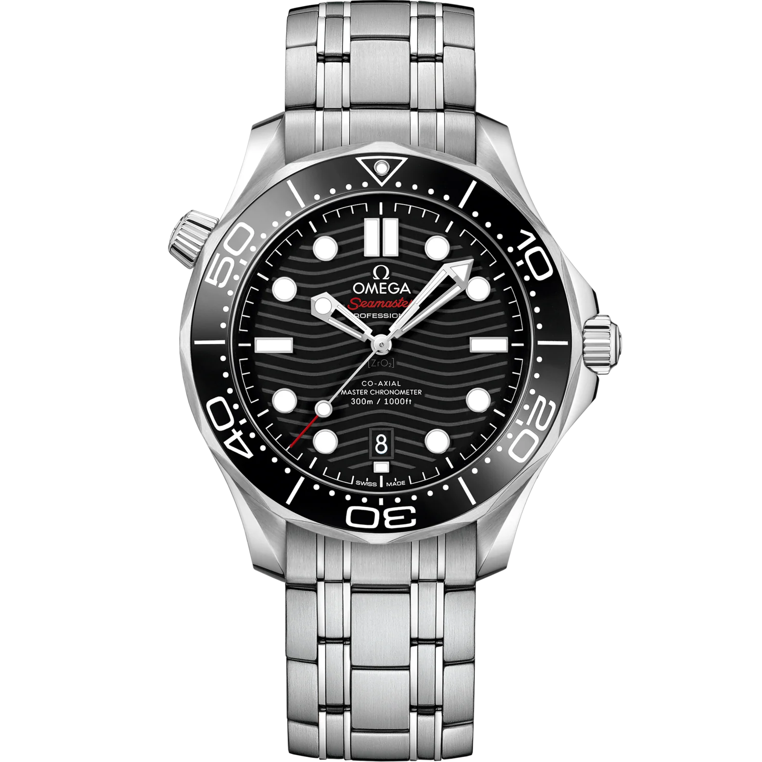 Omega Seamaster Diver 300M 42mm Black Dial Stainless Steel Bracelet 210.30.42.20.01.001