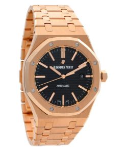 Alternative view of Audemars Piguet Royal Oak Selfwinding with Black Dial 41mm 15400OR.OO.1220OR.01