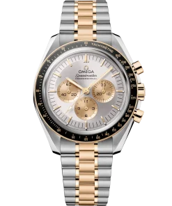 Omega Speedmaster Moonwatch Professional 42 mm Silver Dial Stainless Steel and Moonshine™ 18k Yellow Gold Bracelet 310.20.42.50.02.001