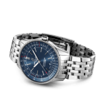 Breitling Navitimer Automatic 41mm Blue Dial Silver Steel Strap Men's Watch - A17326161C1A1