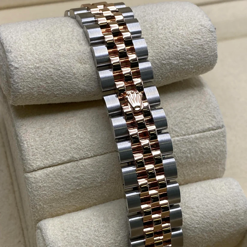 Rolex Lady-Datejust 28mm 279171 Chocolate Index Oyster Stainless Steel and Rose Gold - Image 13