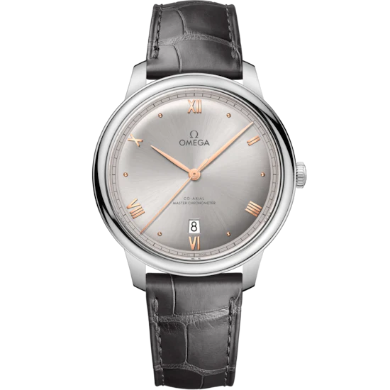 Omega De Ville Prestige 40 mm Grey Dial Stainless Steel Strap 434.13.40.20.06.001