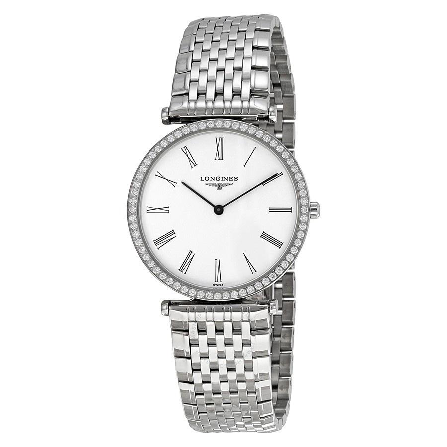 Longines Women's L47410116 La Grande Classique Diamond Stainless Steel Watch