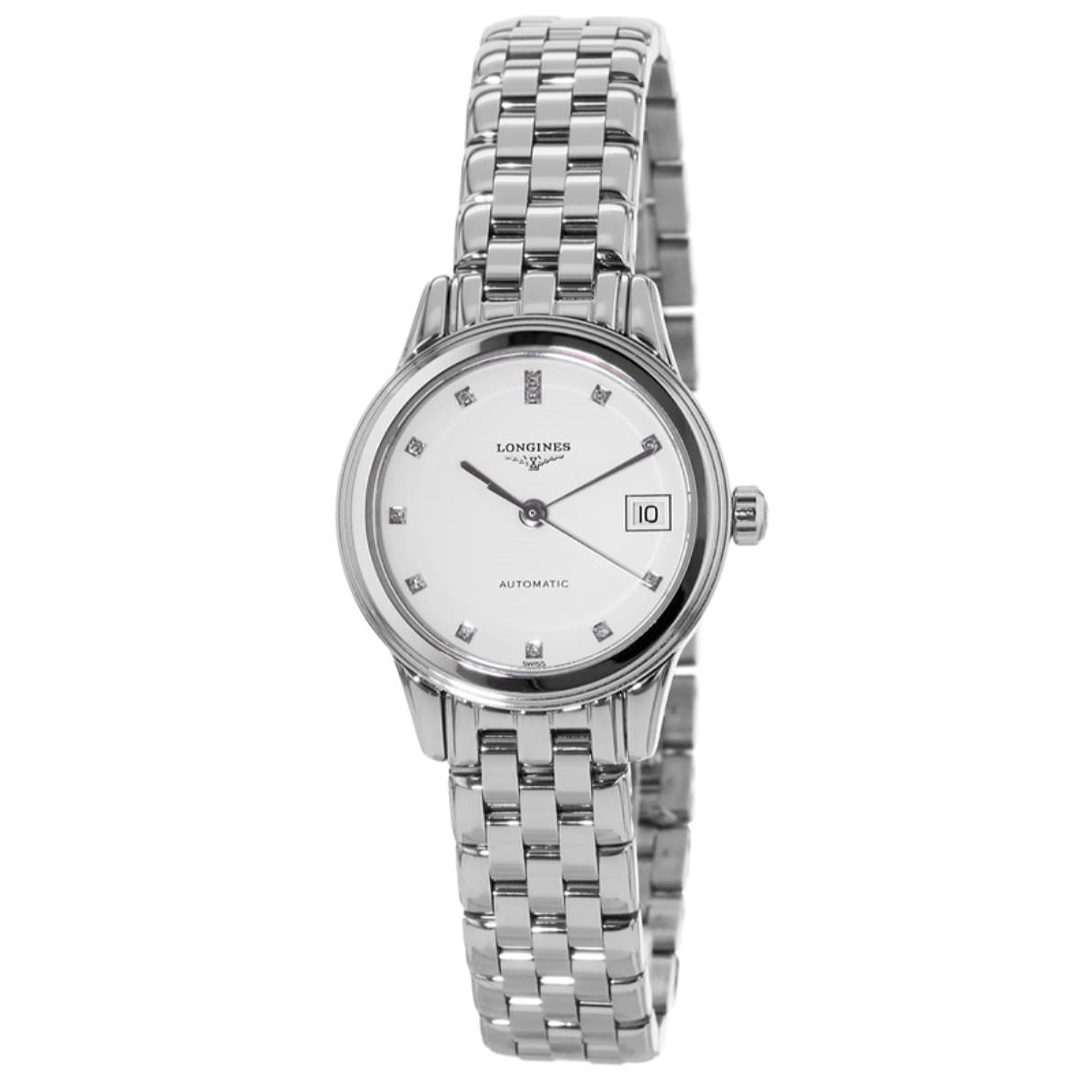 Longines Women's L4.274.4.27.6 Flagship Diamond Stainless Steel Watch