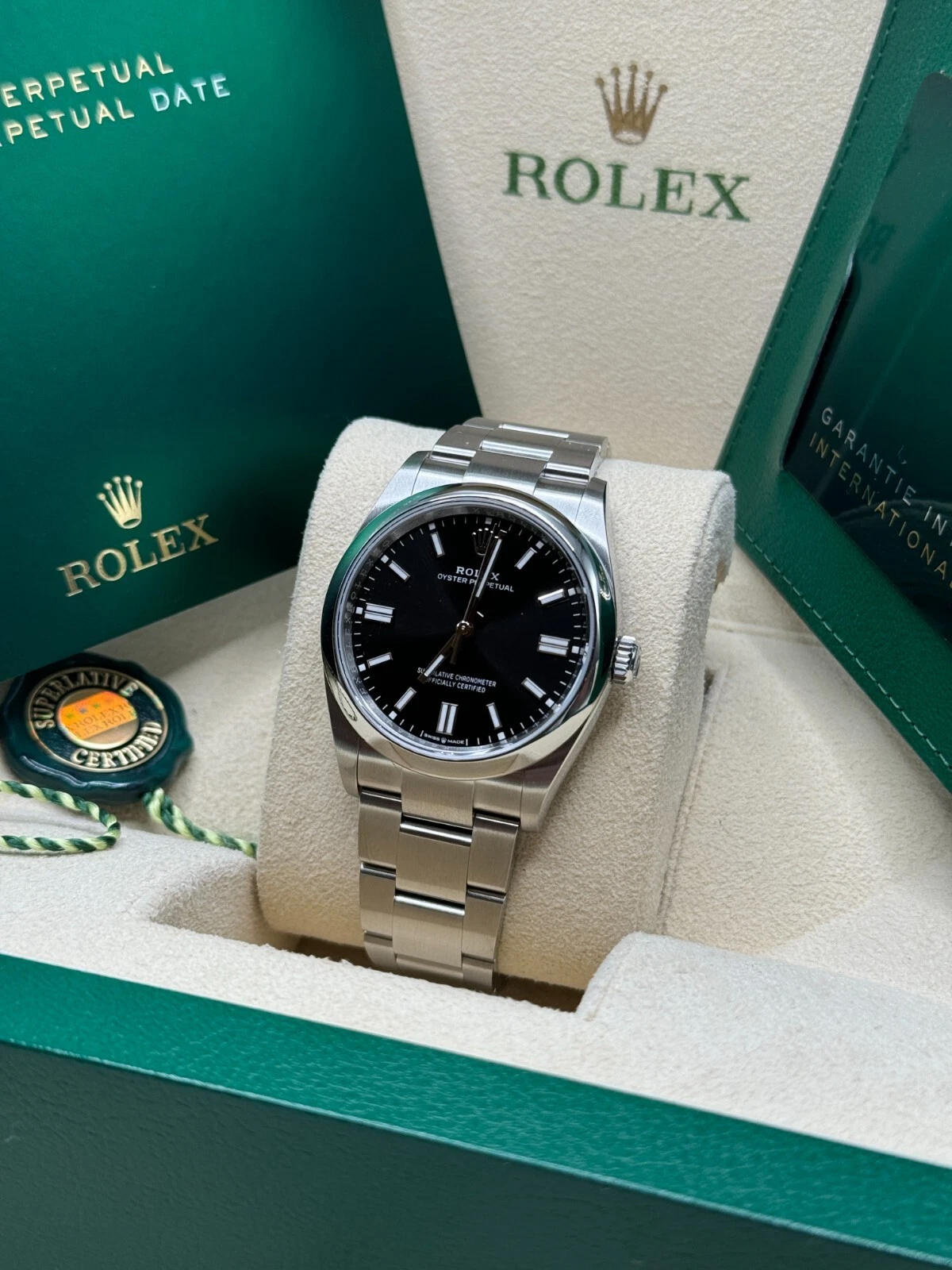 Rolex Oyster Perpetual 36mm 126000-0014 Black Dial Oyster Stainless Steel Bracelet - Image 4