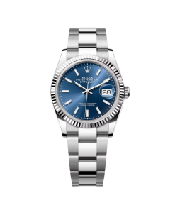 Rolex  Datejust 36mm 126234 Blue Index Dial 36mm Oyster Stainless Steel