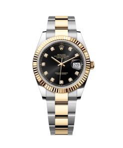 Alternative view of Rolex  Datejust 41mm 126333 Black Diamond Jubilee Steel and Yellow Gold Men's Watch