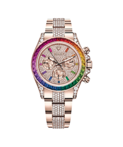 Rolex Cosmograph Everose Daytona Factory Diamond Rainbow Edition 40mm 116595RBOW