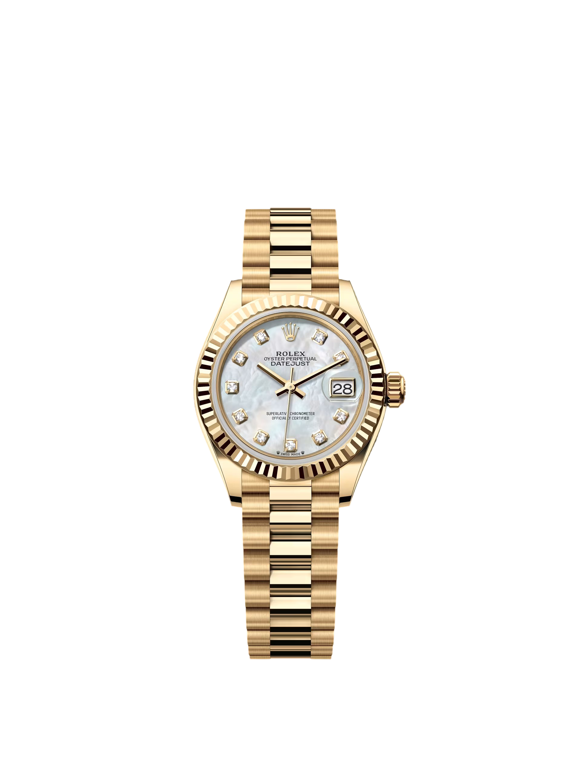Rolex Lady-Datejust 28mm 279178 Mother-of-Pearl Diamonds Dial