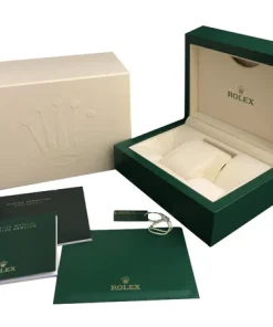 Alternative view of Rolex  Sky-Dweller 42mm 336238-0004 Yellow Gold Bright Green Dial Oysterflex