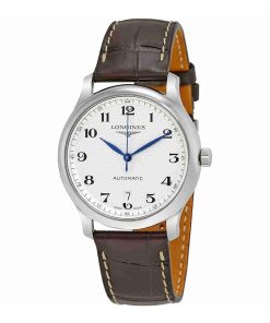 Longines Men's L26284783 Master Automatic Brown Leather Watch