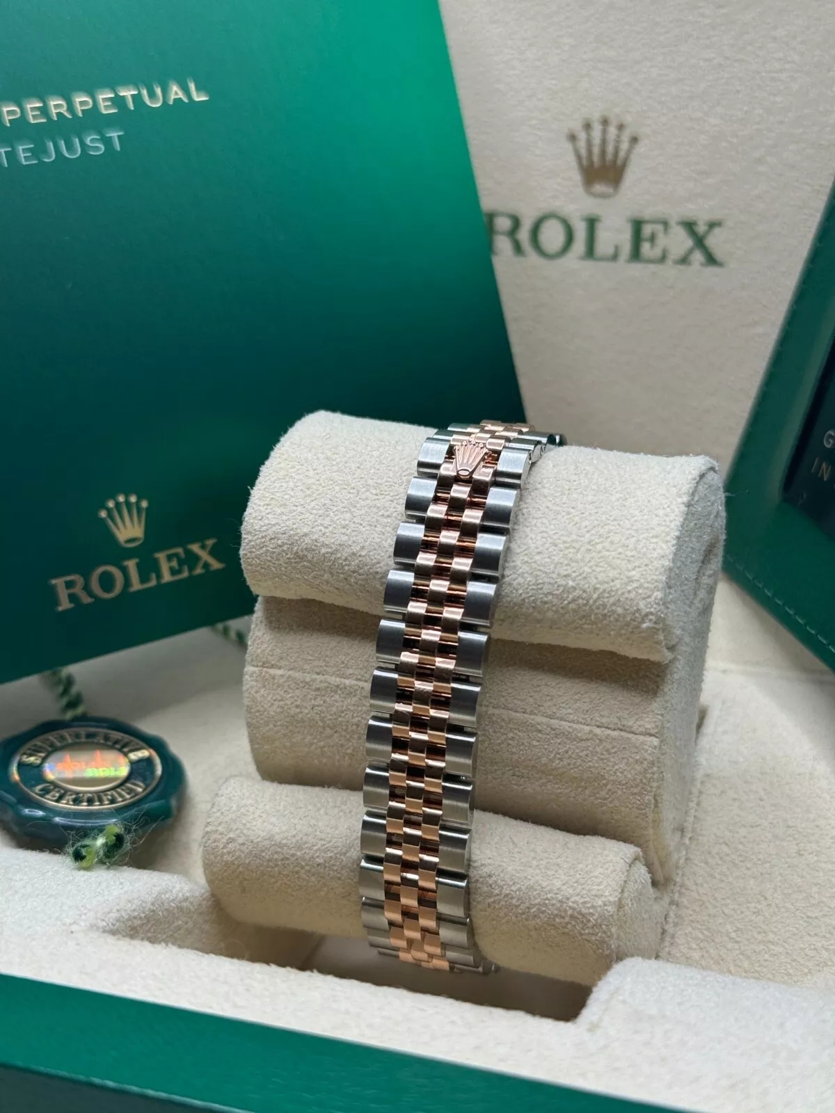 Rolex Lady-Datejust 28mm 279381RBR Chocolate Roman Dial Oyster Bracelet - Image 6