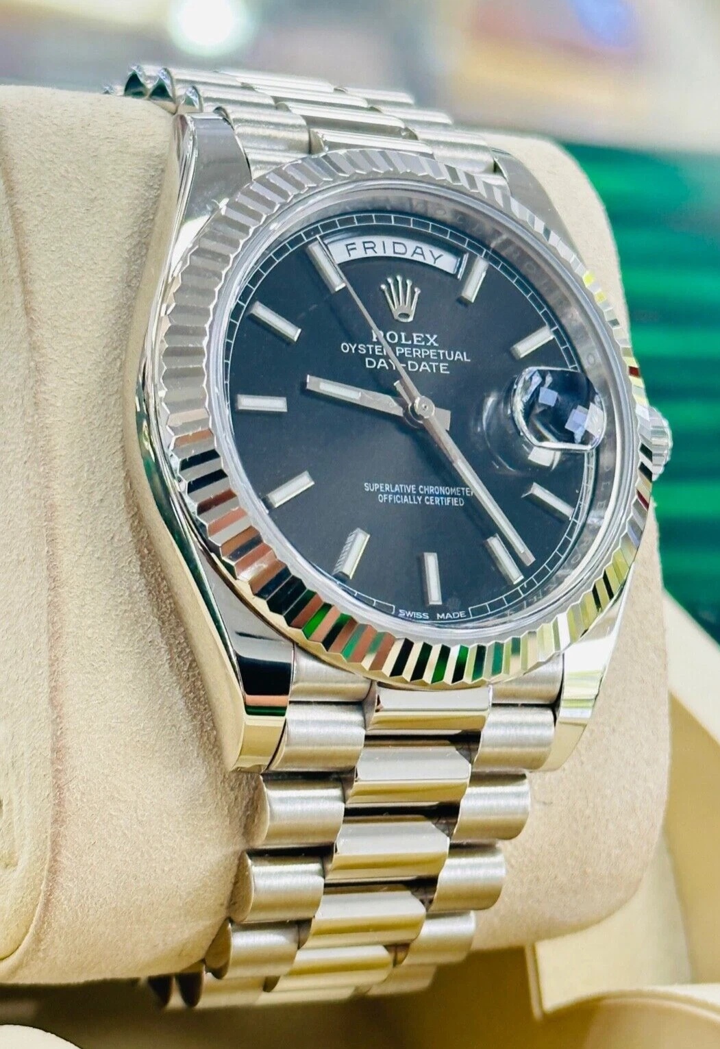 Rolex Day-Date 40mm 228236-0003 Black Dial - Image 3
