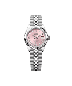 Alternative view of Rolex Lady-Datejust 28mm 279174 Pink Roman Dial Oyster Bracelet