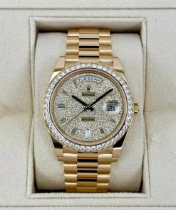 Alternative view of Rolex Day-Date 40mm Diamond Dial Watch 228348RBR-0037