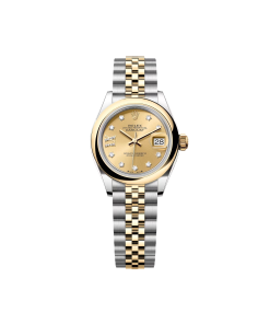 Alternative view of Rolex Lady-Datejust 28mm  279163  Champagne Diamond Dial