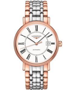 Longines Unisex L4.922.1.11.7 Presence Two-Tone Stainless Steel Watch